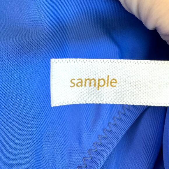 Helen Jon Women's Twist Bandeau One Piece Ruched Swimsuit Blue Size Sample XS - Picture 11 of 14